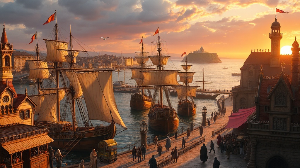 Port city